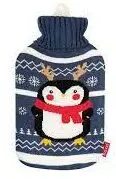 knitted hot water bottle cover